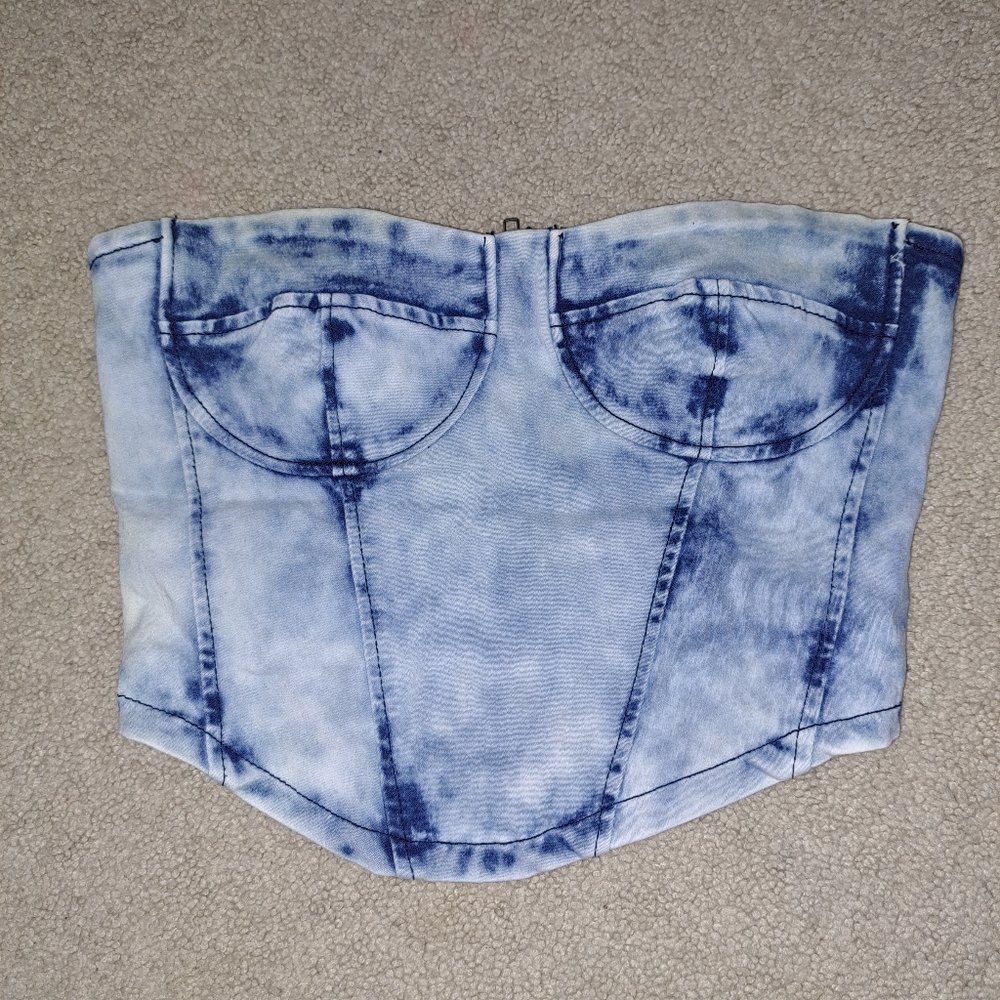 Jean Crop Top